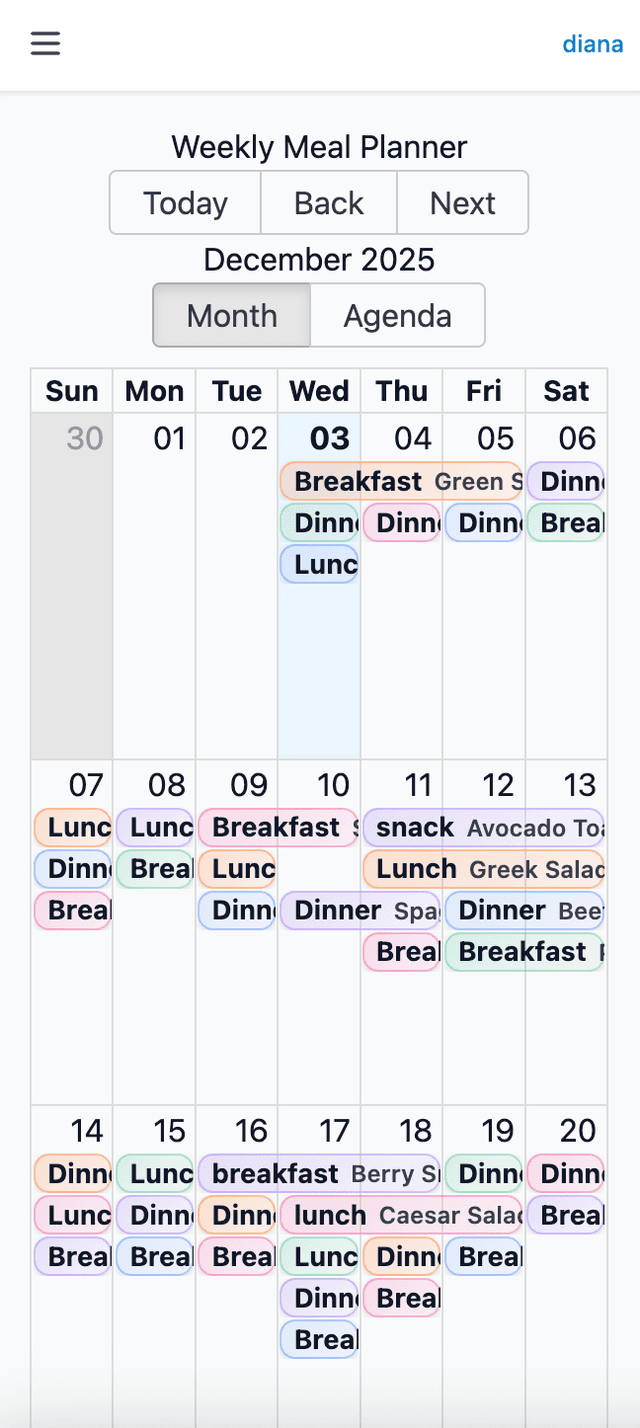 Meal Planner